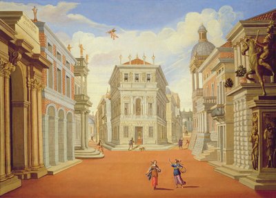 Akt II, Szenen I und VIII von Giacomo Torelli